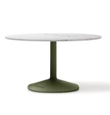 Quinti Quinti Gronda ronde eet- en vergadertafel met metalen poot