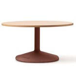 Quinti Quinti Gronda ronde eet- en vergadertafel met metalen poot