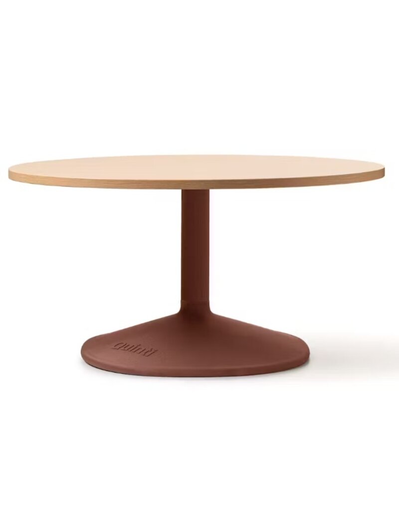 Quinti Quinti Gronda ronde eet- en vergadertafel met metalen poot