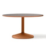 Quinti Quinti Gronda ronde eet- en vergadertafel met metalen poot