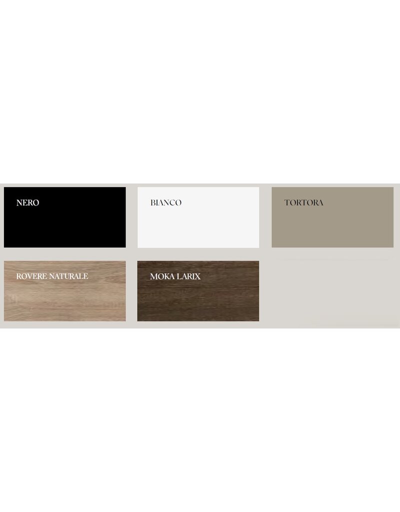 Quinti Quinti Gronda ronde eet- en vergadertafel met metalen poot