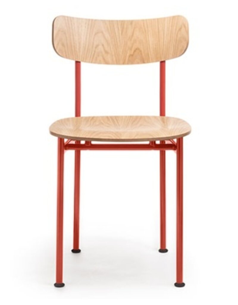 Magis Magis Motta retro stoel stalen frame met polypropyleen rugleuning en zitting