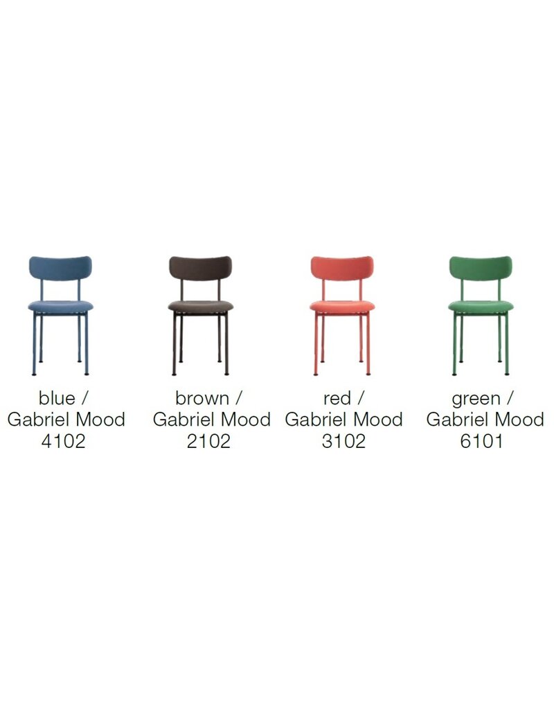 Magis Magis Motta retro stoel stalen frame met foam/polyurethaan rugleuning en zitting