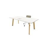 Balma Balma Simplic bureau / vergadertafel met houten poten