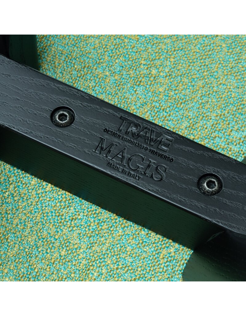Magis Magis Trave  stoel essenhouten frame en zitting van afneembare stof