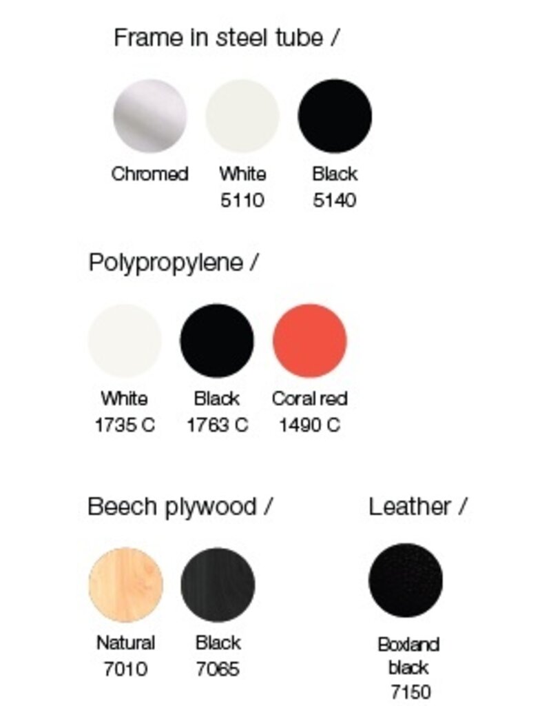 Magis Magis Troy, 4 legs stapelbare barkruk