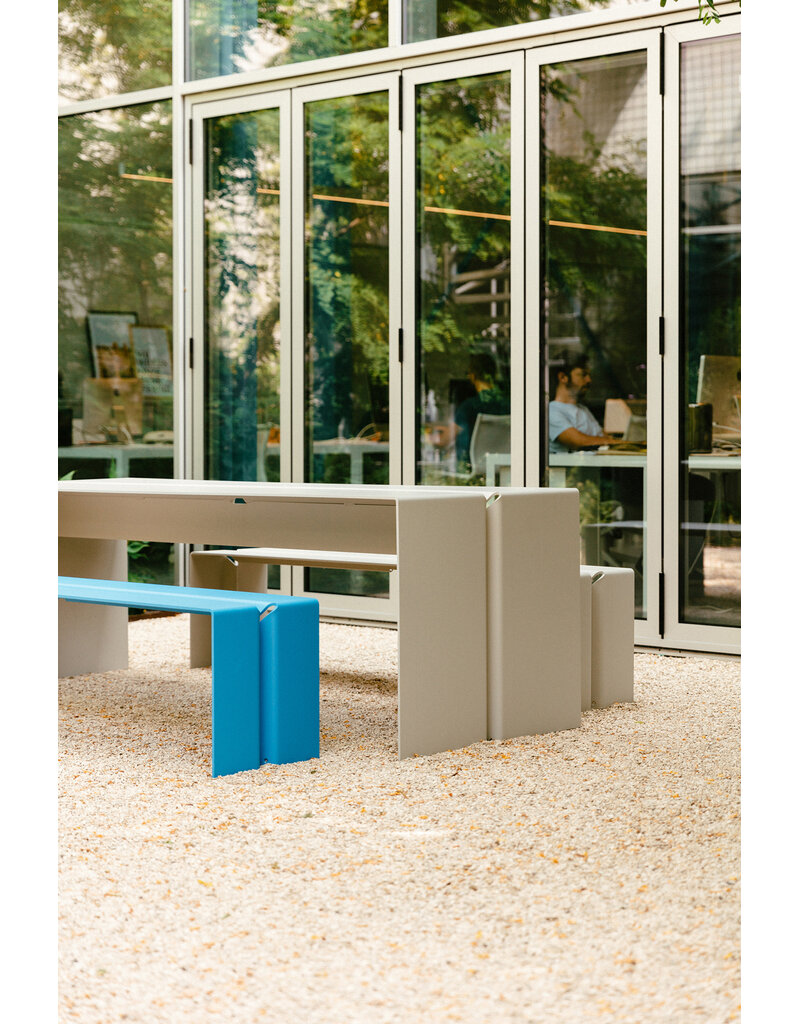 Wünder Wünder The Bended gepoedercoat aluminium tafel