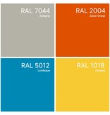 Wünder Wünder The Bench gepoedercoat aluminium bank