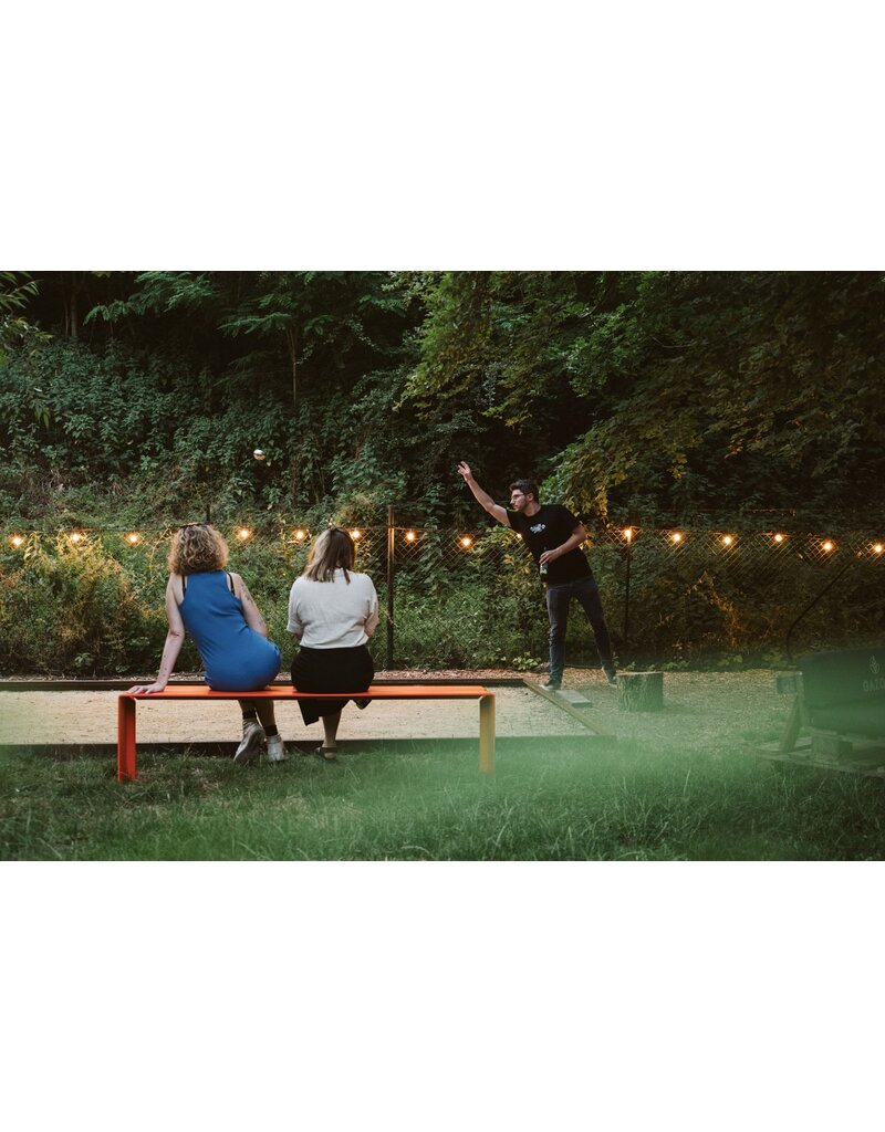 Wünder Wünder The Bench gepoedercoat aluminium bank