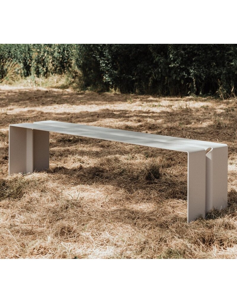 Wünder Wünder The Bench gepoedercoat aluminium bank