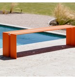 Wünder Wünder The Bench gepoedercoat aluminium bank