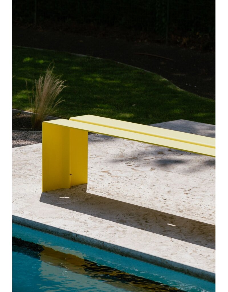 Wünder Wünder The Bench gepoedercoat aluminium bank