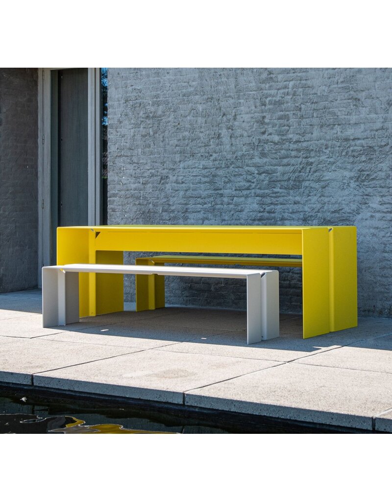 Wünder Wünder The Bended gepoedercoat aluminium tafel