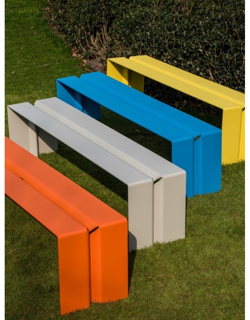 Wünder Wünder The Bench gepoedercoat aluminium bank