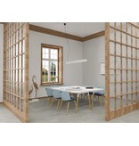 Maro Maro Op-Lite II O bureau met ronde houten poten