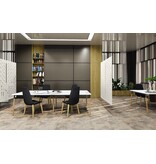 Maro Maro Op-Lite II O bureaueiland met ronde houten poten - Copy