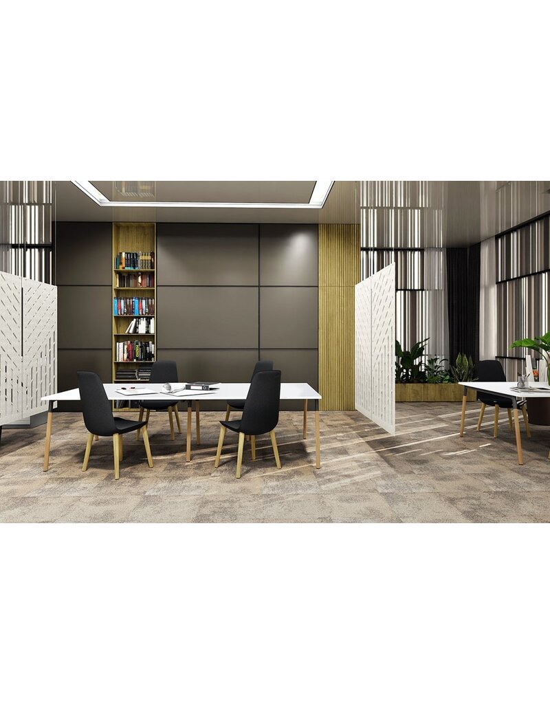 Maro Maro Op-Lite II O bureaueiland met ronde houten poten - Copy