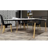 Maro Maro Op-Lite II O bureaueiland met ronde houten poten - Copy