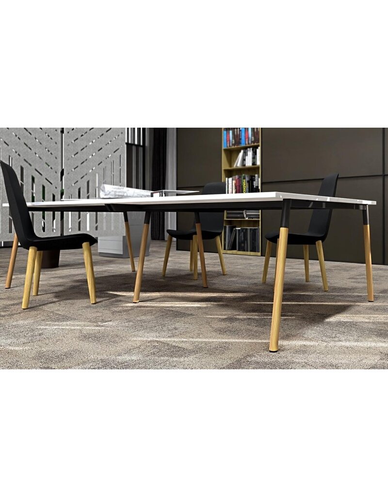 Maro Maro Op-Lite II O bureaueiland met ronde houten poten - Copy