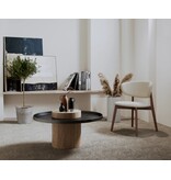 Estetica home Estetica home Capri houten stoel met beklede zitting