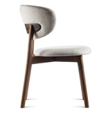 Estetica home Estetica home Capri houten stoel met beklede zitting