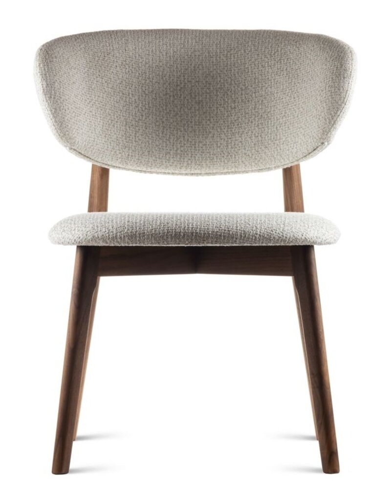 Estetica home Estetica home Capri houten stoel met beklede zitting