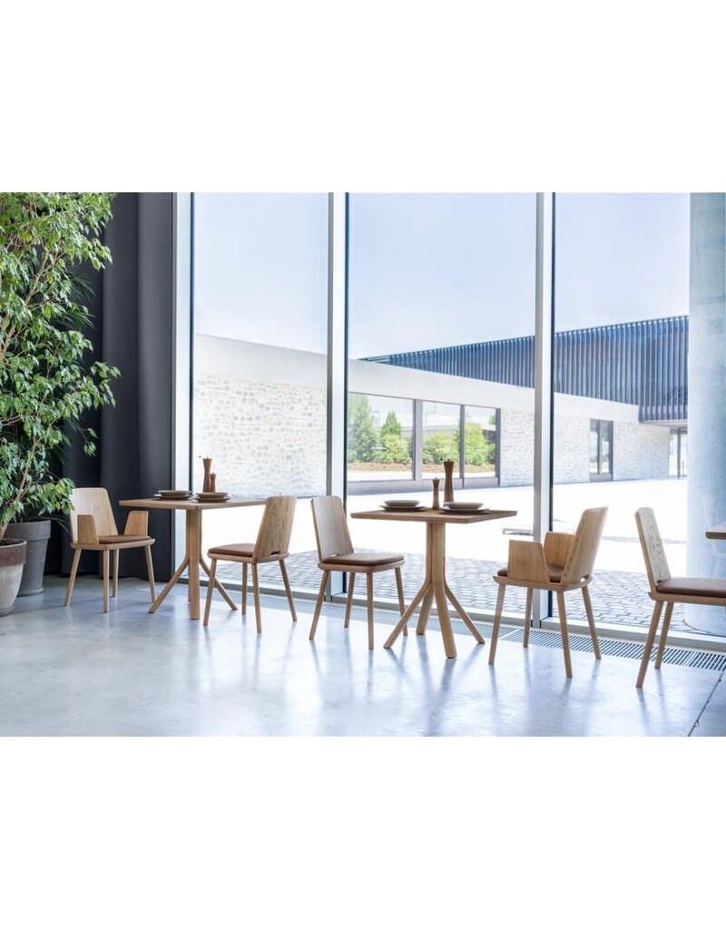 Sipa Sipa Tablet houten stoel met of zonder armleggers