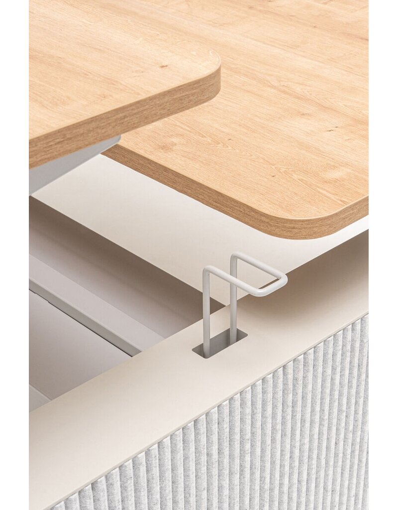 MDD MDD OGI Drive hoogteverstelbaar 2-persoons bureau akoestisch