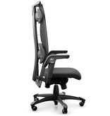 HÅG HÅG Inspiration 9231 bureaustoel met hoge net-rugleuning en leren zitting