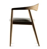 Estetica home Estetica home Modalto houten stoel met beklede zitting