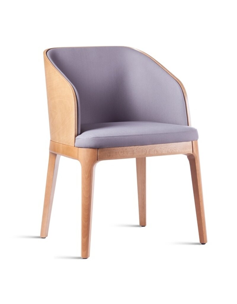 Estetica home Estetica home Fendi gestoffeerde houten stoel