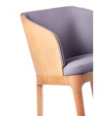 Estetica home Estetica home Fendi gestoffeerde houten stoel