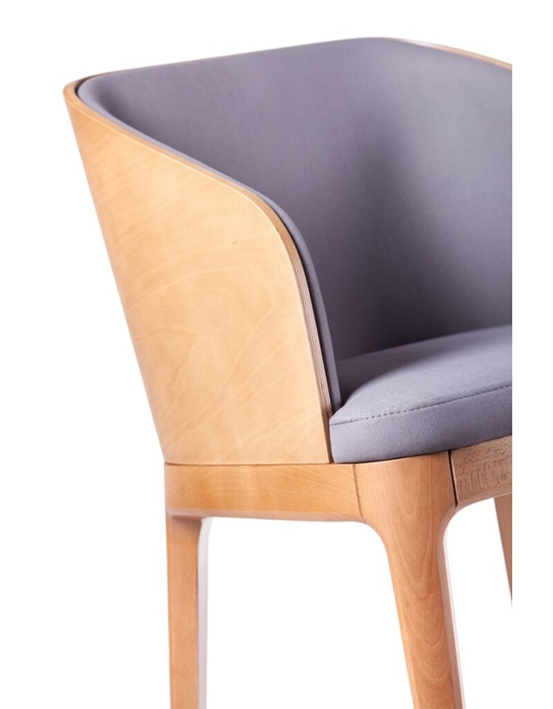 Estetica home Estetica home Fendi gestoffeerde houten stoel