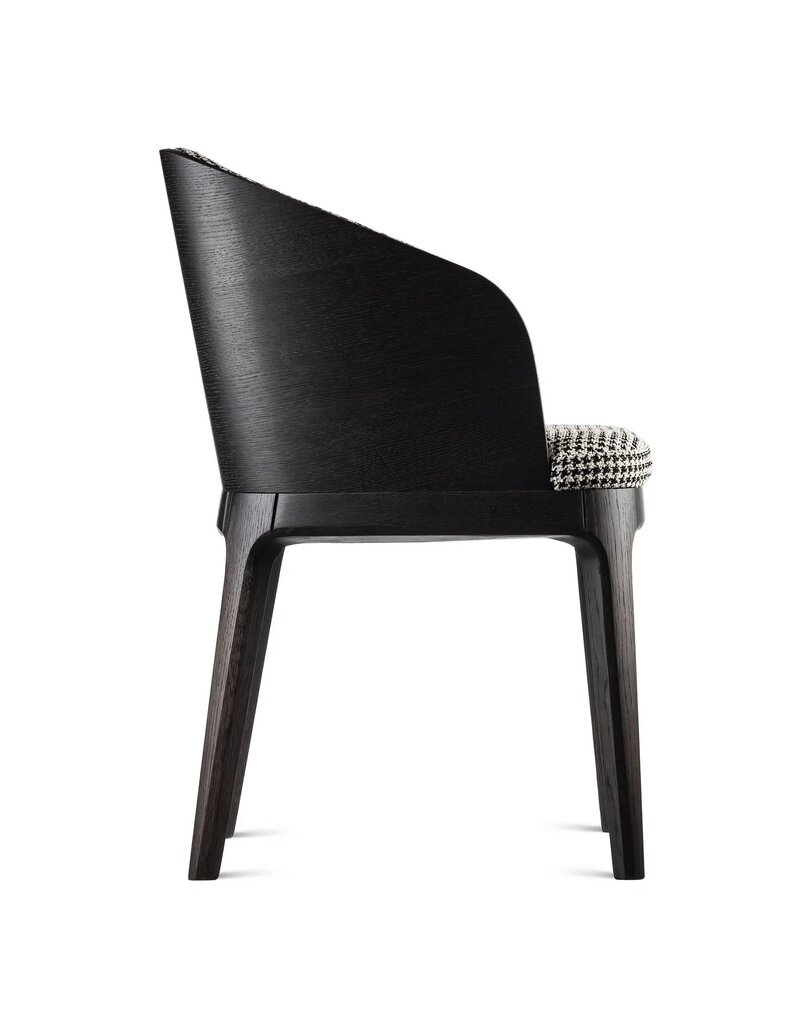 Estetica home Estetica home Fendi gestoffeerde houten stoel