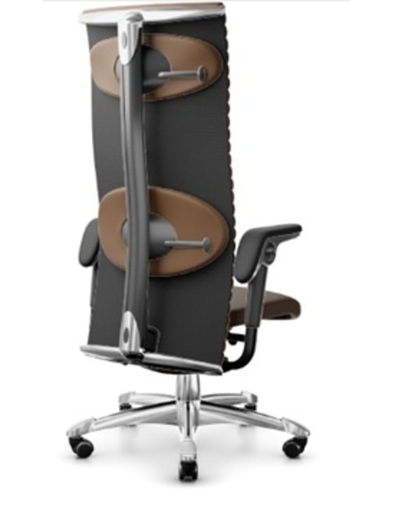 HÅG HAG Excellence 9331 leren bureaustoel met hoge rugleuning