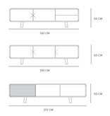 Artisan Artisan Neva massief laag houten dressoir