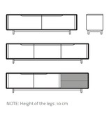 Artisan Artisan Invito massief laag houten dressoir