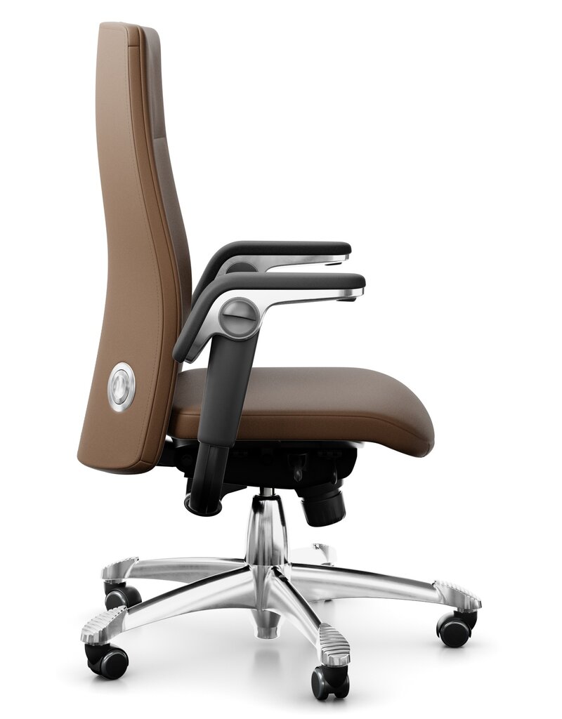 HÅG HAG Tribute 9021 luxe leren bureaustoel met hoge rugleuning