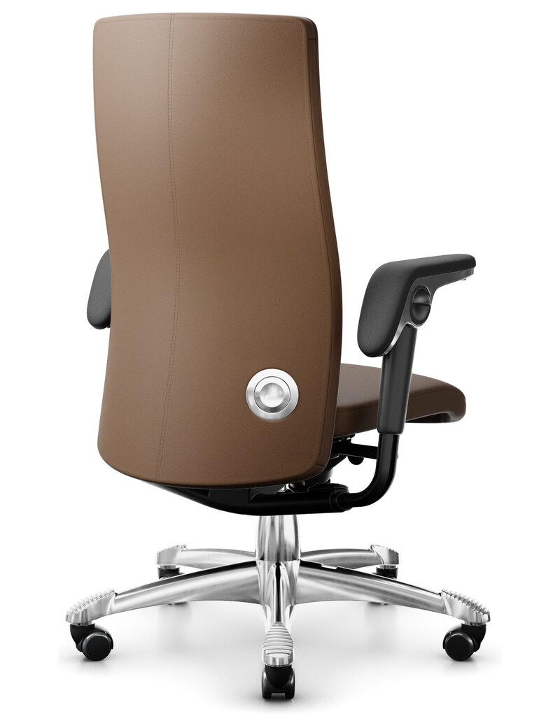 HÅG HAG Tribute 9021 luxe leren bureaustoel met hoge rugleuning