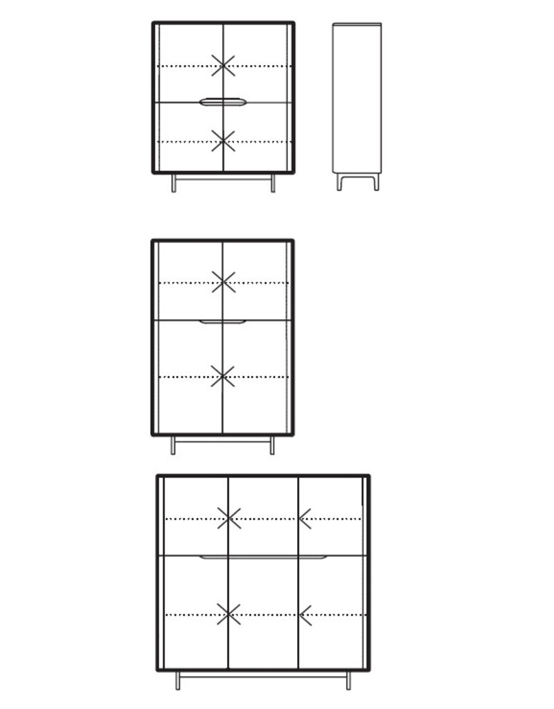 Artisan Artisan Invito massief houten kast