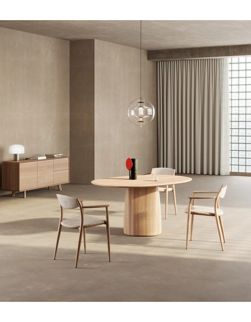 Artisan Artisan Column massief houten ronde tafel