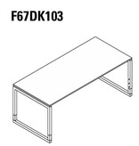 Fantoni Fantoni Framework 2.0 bureau in hoogte instelbaar