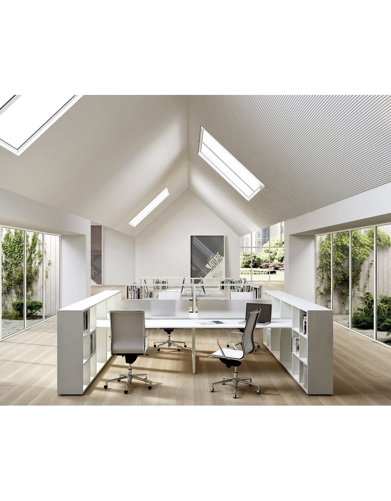 Fantoni Fantoni Framework 2.0 bureau in hoogte instelbaar