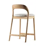 Estetica home Estetica home Moly kruk met beklede zitting