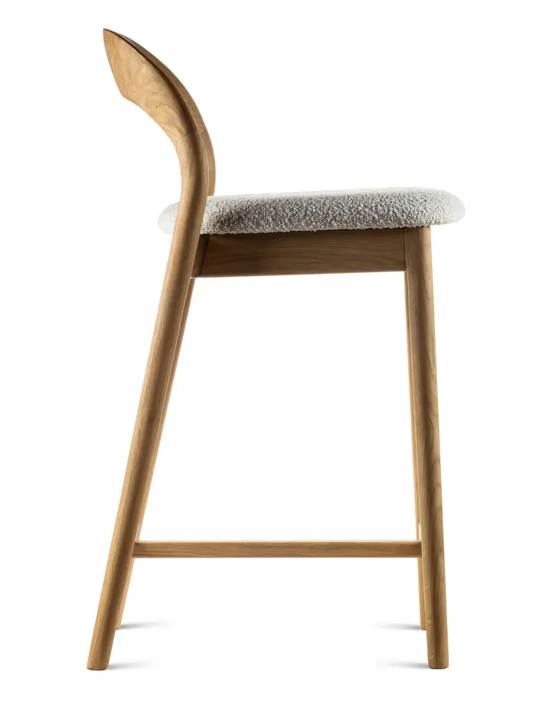 Estetica home Estetica home Moly kruk met beklede zitting