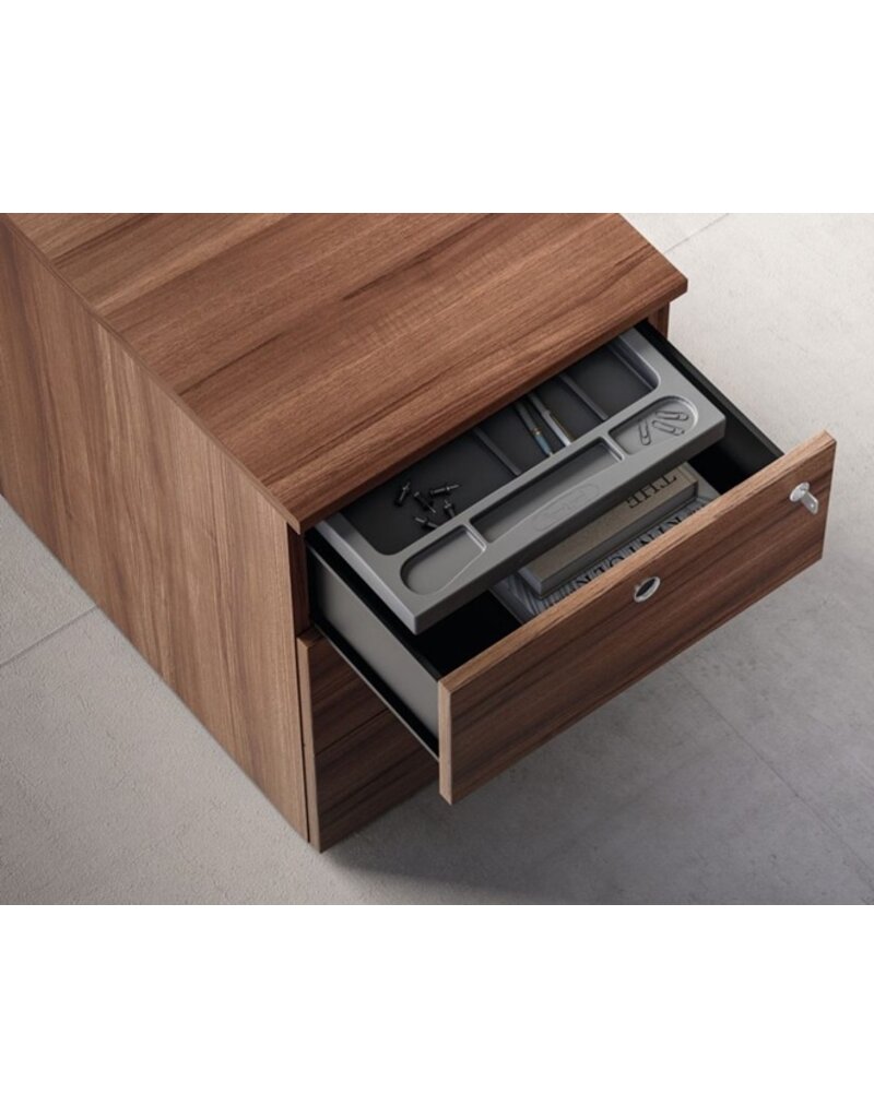 Fantoni Fantoni Quaranta5 compacte receptiebalie met LED verlichting