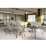 Klöber Klober Connex taupe bureaustoel met netrug