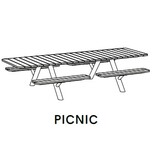 Extremis Extremis Panigiri modulaire picnic  eettafel