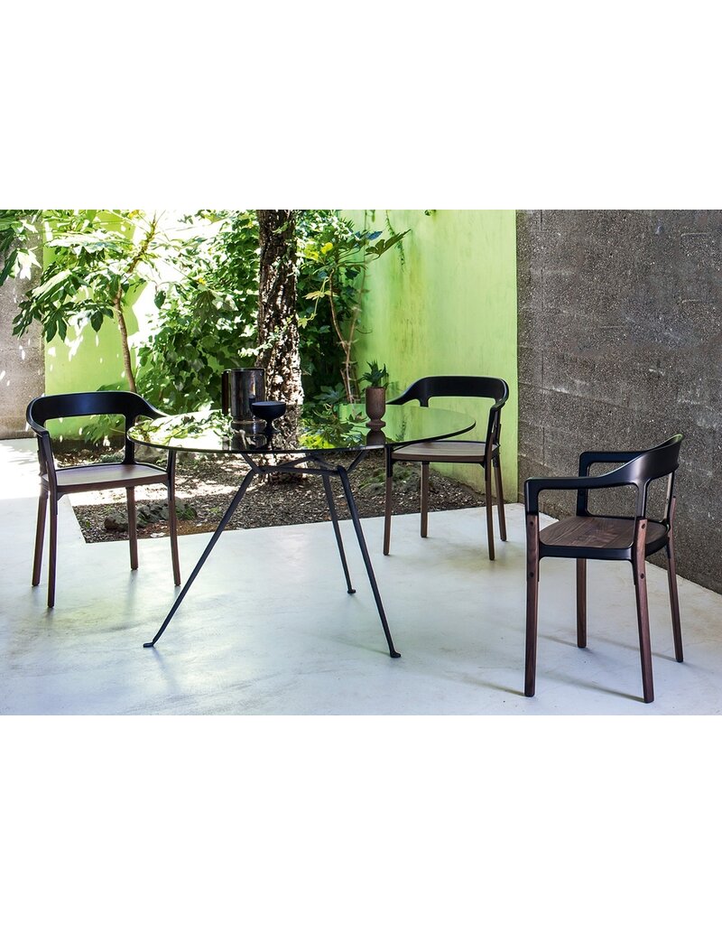 Magis Magis Steelwood stoel met houten poten