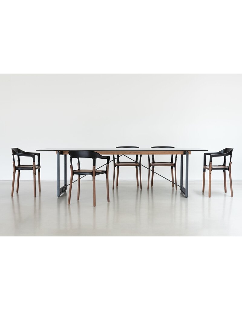 Magis Magis Steelwood stoel met houten poten